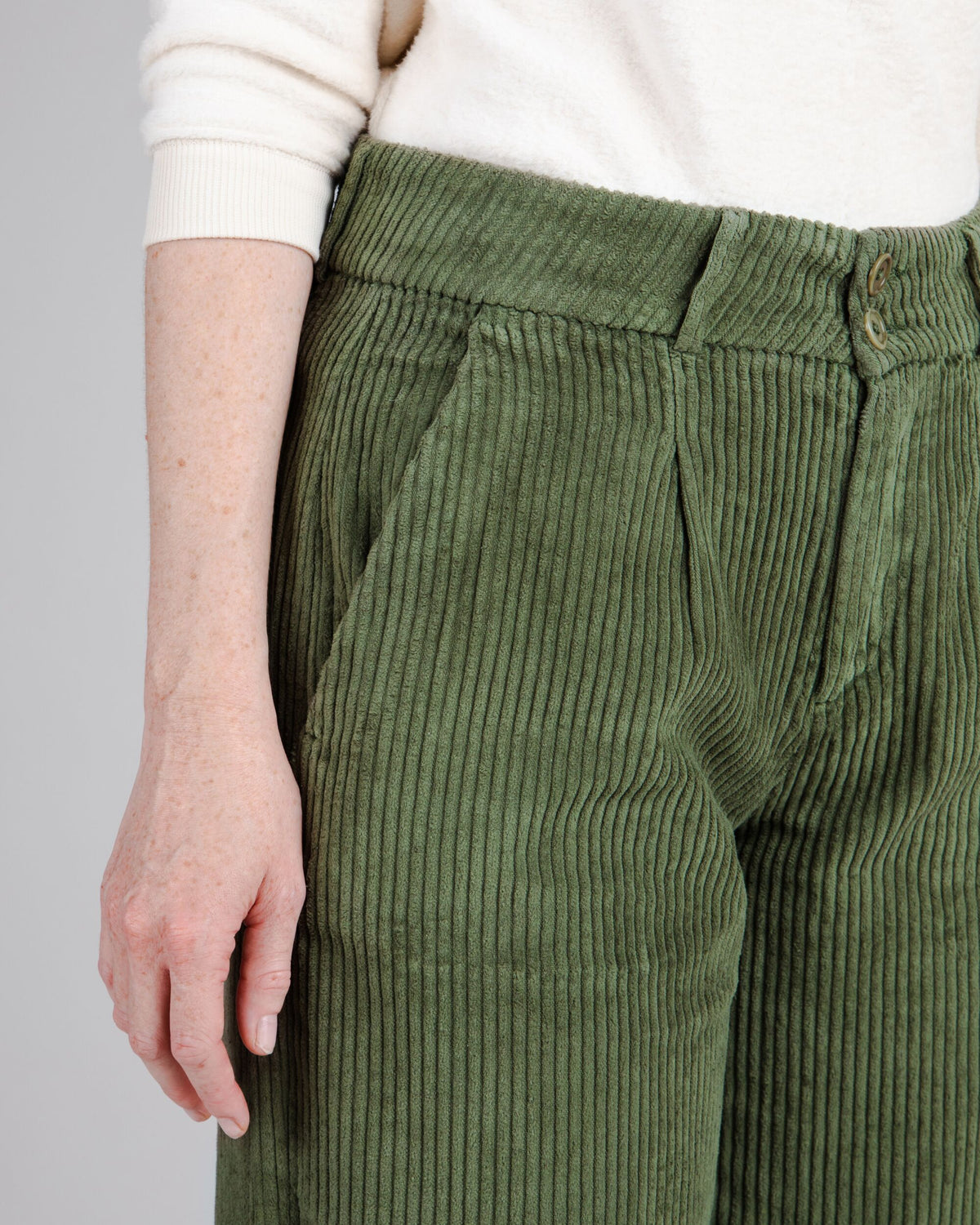 Green Corduroy Trousers